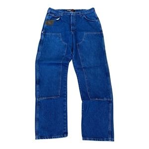 WRANGLER Riggs Workwear Double Knee Denim Jeans Men's Size 36 x 35